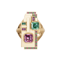 Heliopolis Ring in 18k Solid Gold & Tourmalines