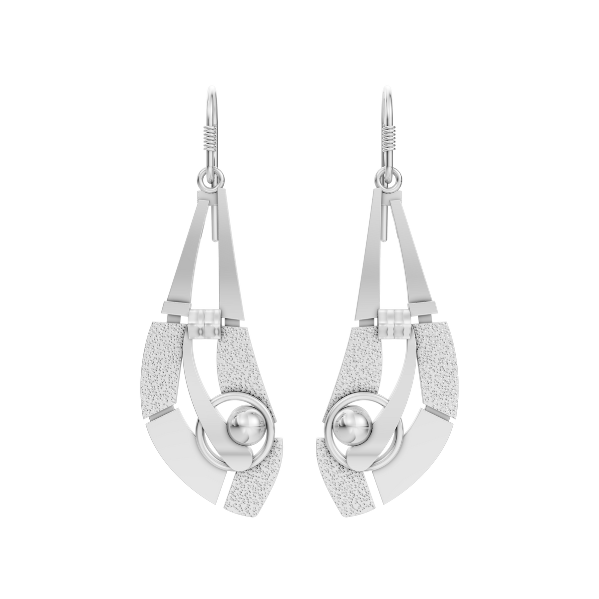 ÉCLAT EARRINGS #7 STERLING SILVER 925